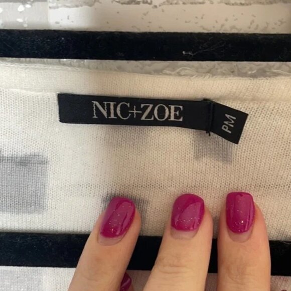 NIC+ZOE Short Sleeve Orchid Pop Top - Picture 7 of 12